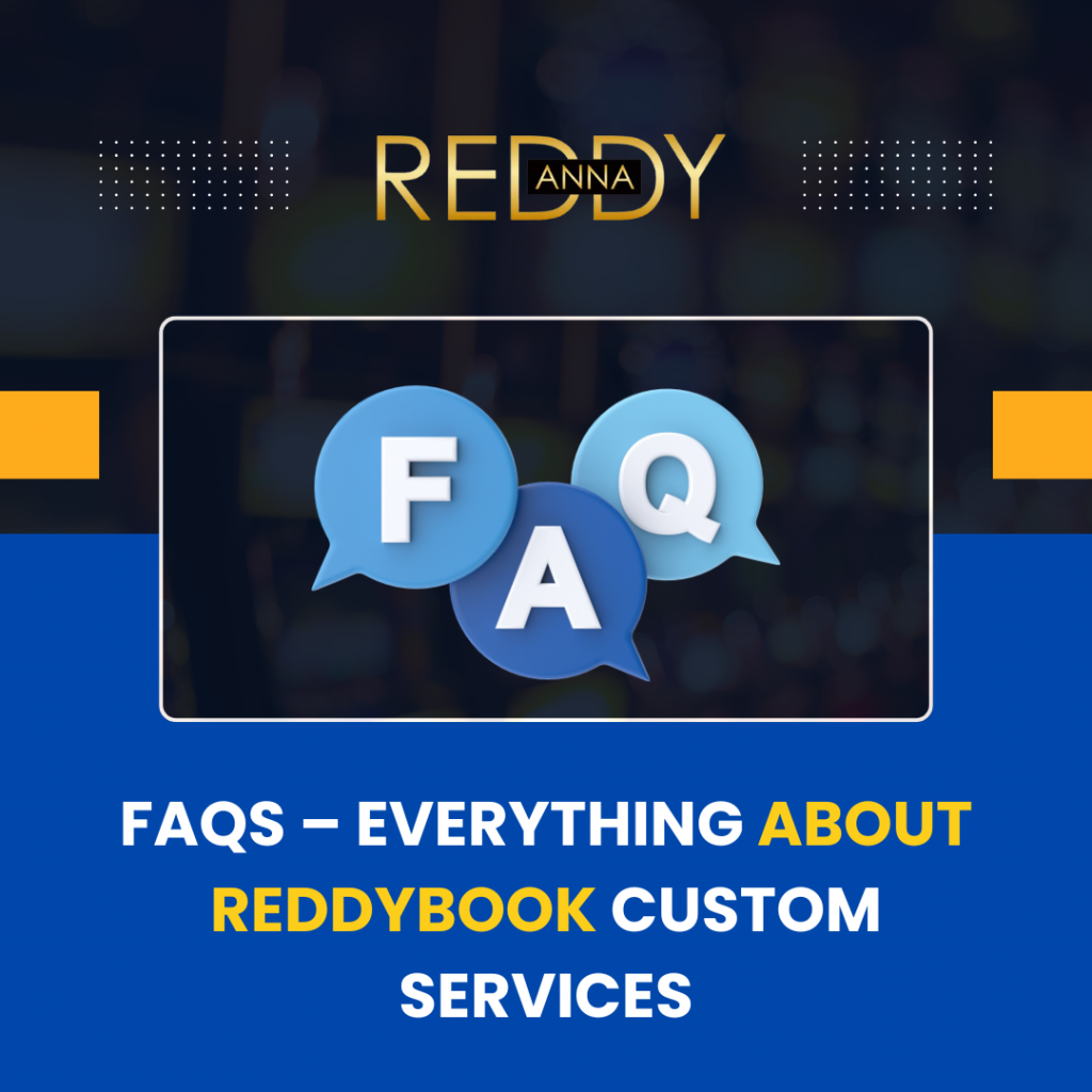 FAQs – Everything About Ready book Custom Services