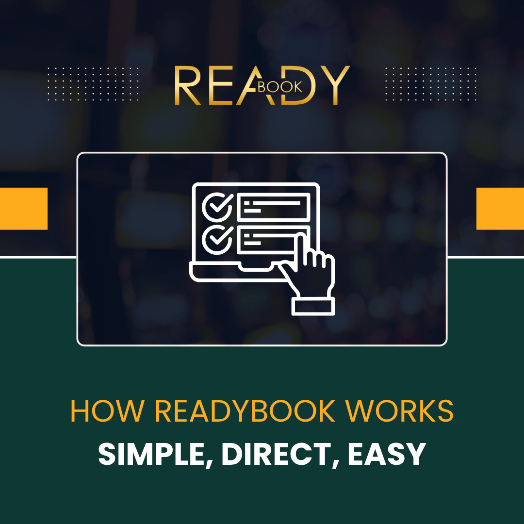 How ReadyBook Works – Simple, Direct, Easy